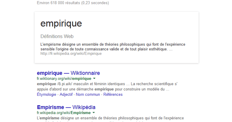 Définition Google